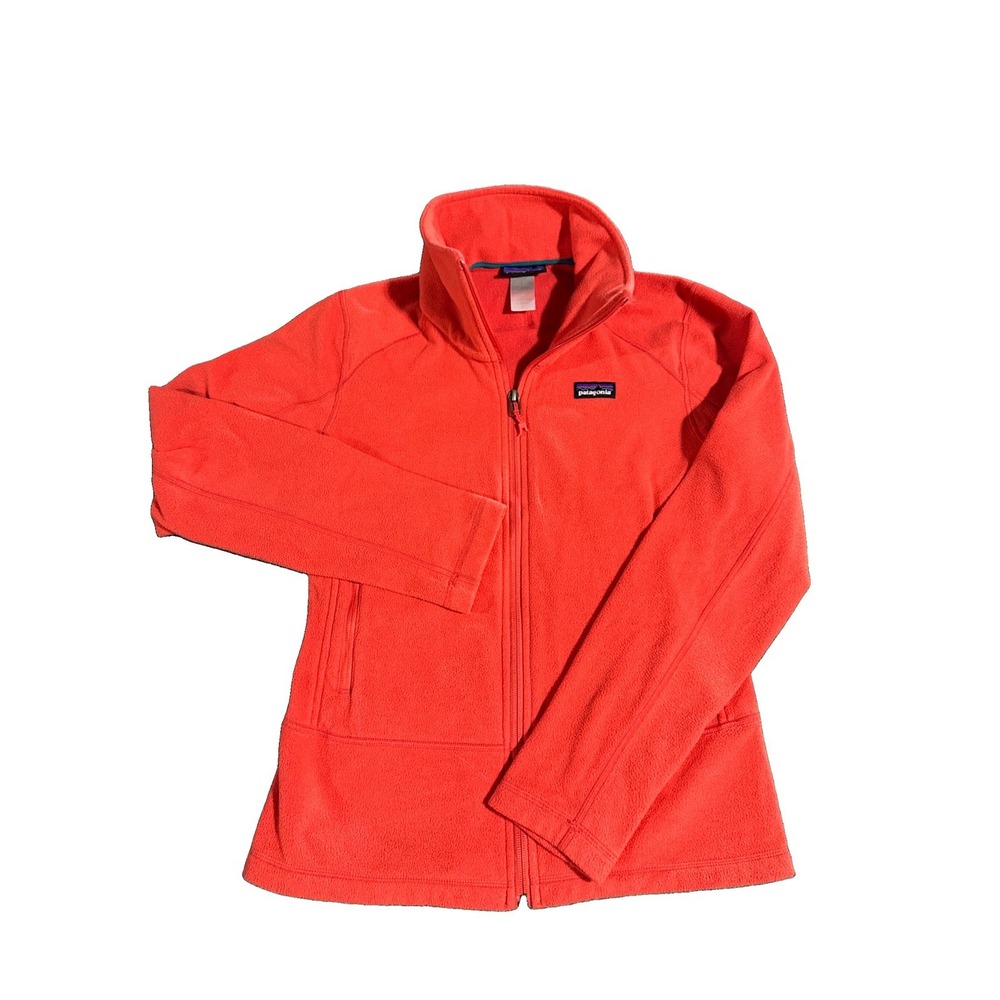 Patagonia Jacket Womens Small Hooded Full Zip Fleece Outdoors Emmilen Hiking